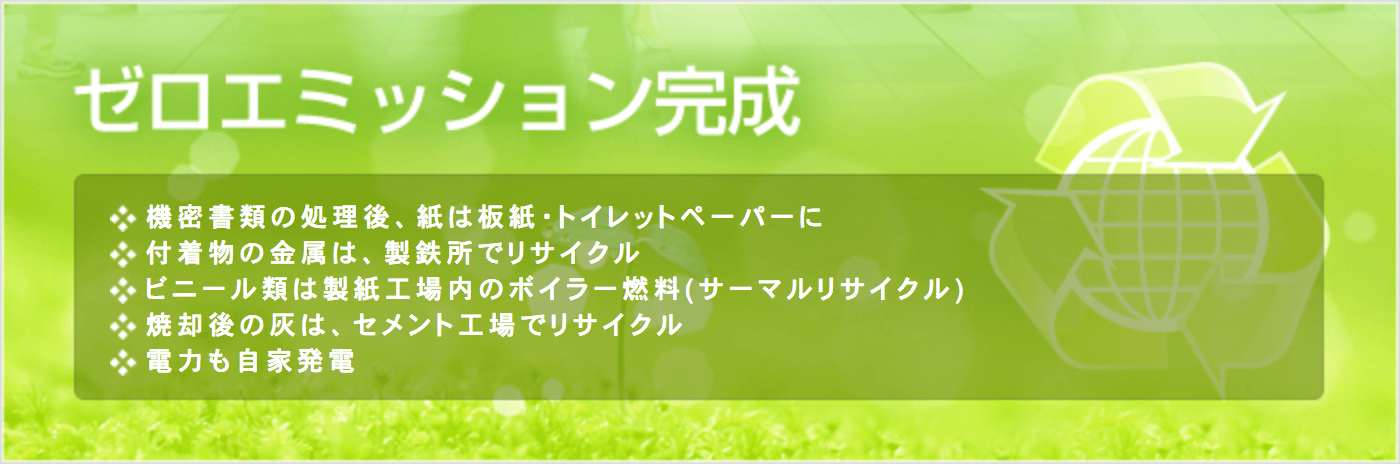 ゼロエミッション完成