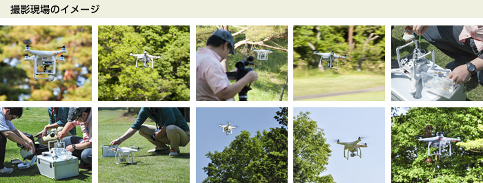 撮影現場のイメージ