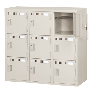 201205000020多目的ロッカー 中棚付 3列3段