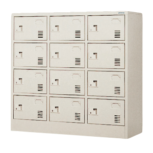 01204000030多目的ロッカー 中棚無 3列4段