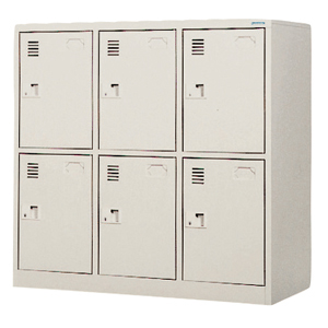 201205000010多目的ロッカー 中棚付 3列2段