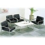 211071000111応接セット　黒レザー