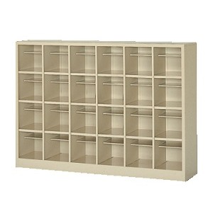 201210000240シューズボックス　中棚付　6列4段