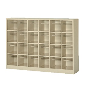 201210000240シューズボックス 中棚付 6列4段 201210000240シューズボックス 中棚付 6列4段