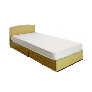 212001000220シングルベッド 引き出し付