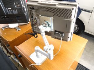 テレビの取付アーム