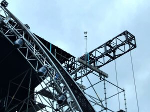 トラス上部への設置