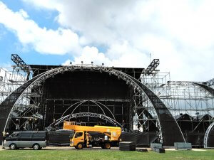 設置作業の様子