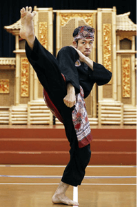 プンチャックシラット麻生大輔選手