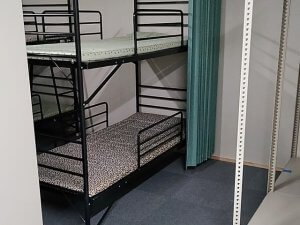 現場事務所の更衣室