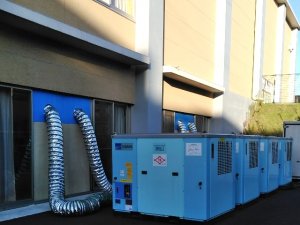 ボックスエアコンの設置