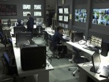 映画で登場する指令室の撮影セット【モニター・書庫のレンタル事例】