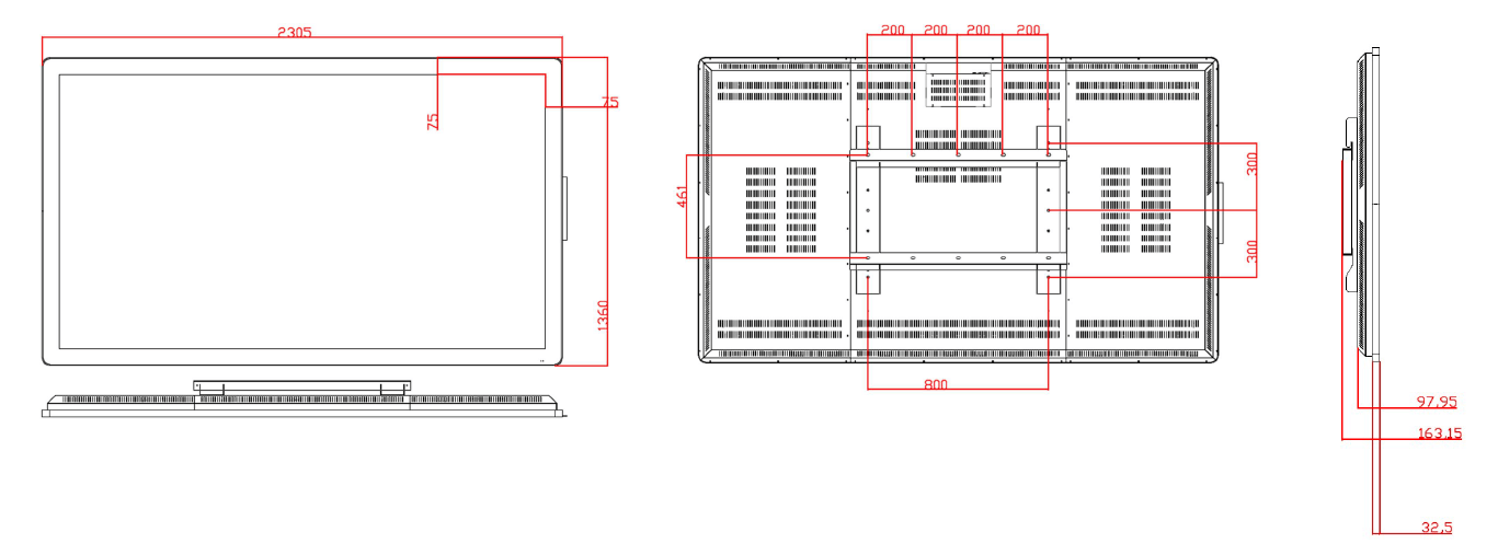 98インチ4K大型ディスプレイレイアウト 98インチ4K大型ディスプレイレイアウト レイアウト