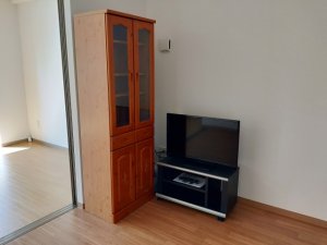 食器棚とテレビ